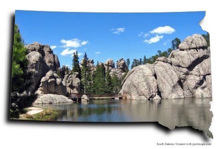 Custer State Park (on South Dakota map)