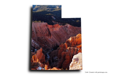 Cedar Breaks National Monument (on Utah map)