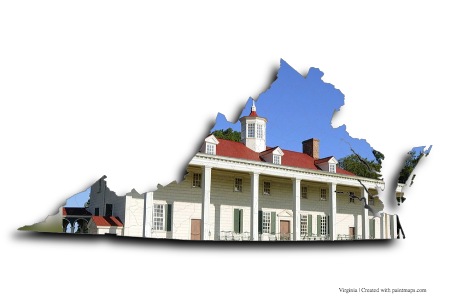 Mount Vernon (Virjinya haritası üzerinde)