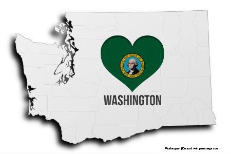 I Love Washington (on Washington map)