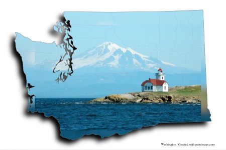 San Juan Islands (on Washington map)