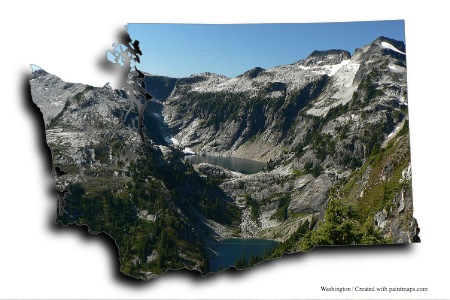 North Cascades National Park (on Washington map)