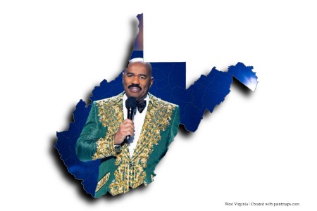 Steve Harvey (on West Virginia map)