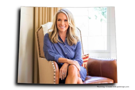 Dana Perino (Wyoming haritası üzerinde)