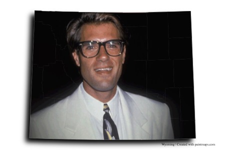Jim J. Bullock (Wyoming haritası üzerinde)