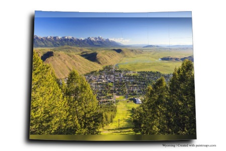 Jackson (Wyoming haritası üzerinde)