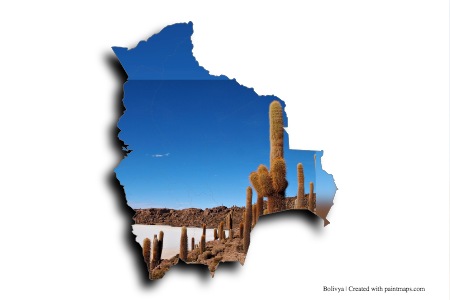Isla del Pescado (en el mapa de Bolivia)