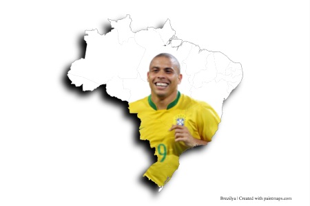 Ronaldo (on Brazil map)