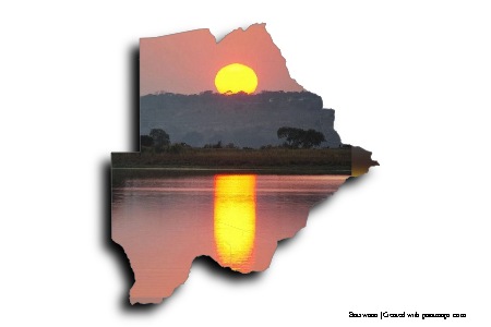 Chobe Nehri (Botsvana haritası üzerinde)
