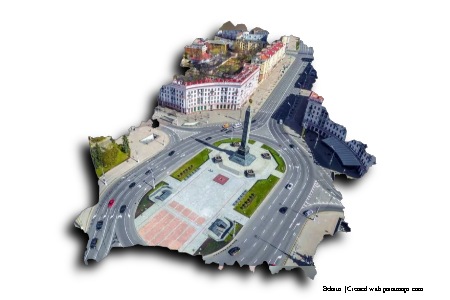 Victory Square (on Belarus map)