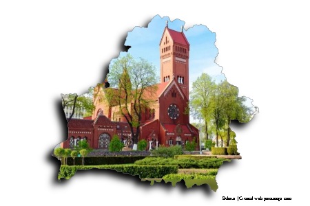 Church of St. Simon and Helena (on Belarus map)