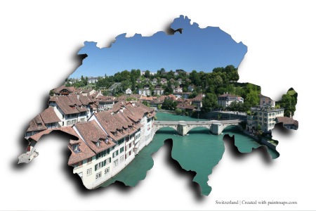 Bern (on Switzerland map)
