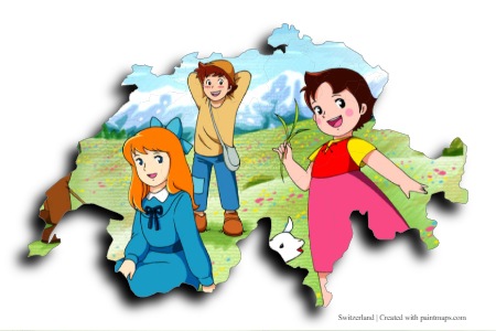 Heidi (on Switzerland map)