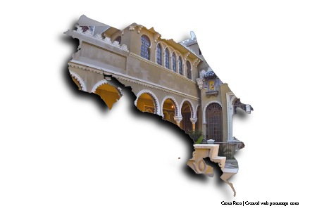 Barrio Amón (Kosta Rika haritası üzerinde)