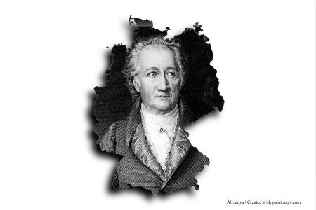 Johann Wolfgang Von Goethe (on Germany map)