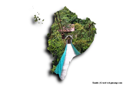 Baños Hot Springs (on Ecuador map)
