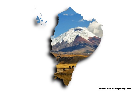 Cotopaxi and Cajas National Parks (on Ecuador map)