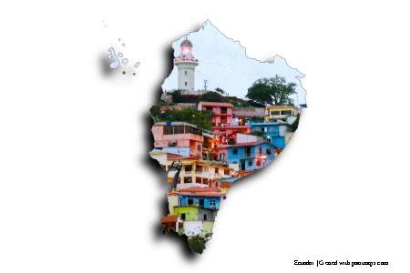 Guayaquil (on Ecuador map)