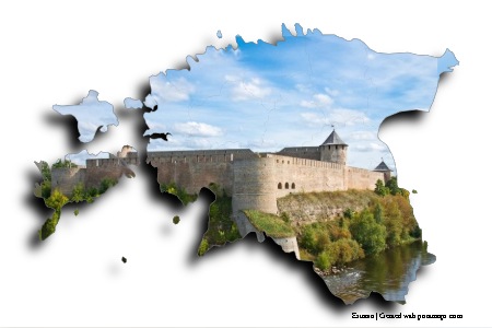 Narva Castle (on Estonia map)