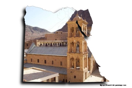 Monasterio de Santa Katerina (en el mapa de Egipto)