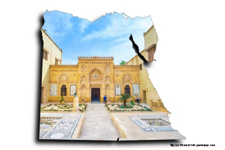 Museo copto (en el mapa de Egipto)
