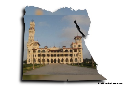 Palacio Montaza (en el mapa de Egipto)