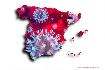 Covid-19 (on Spain map)
