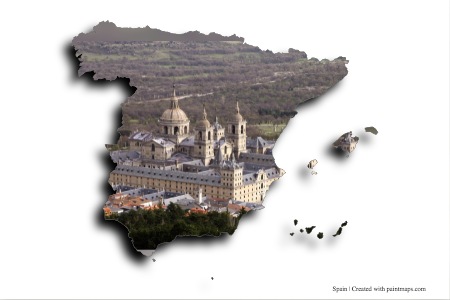 El Escorial (on Spain map)