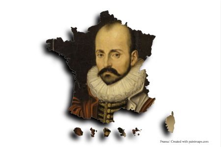 Montaigne (Fransa haritası üzerinde)