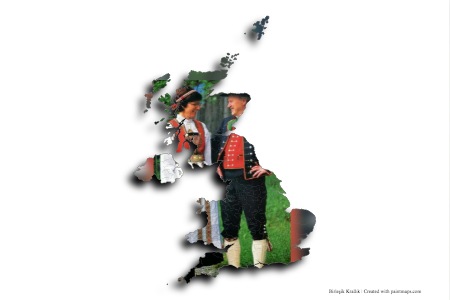 Traditional Clothes (on United Kingdom map)