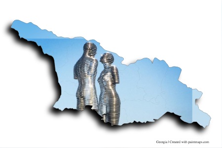 Ali and Nino (on Georgia map)