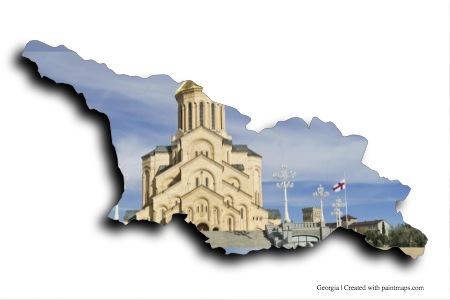 Sameba Cathedral (on Georgia map)