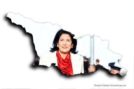 Zurabishvili (on Georgia map)
