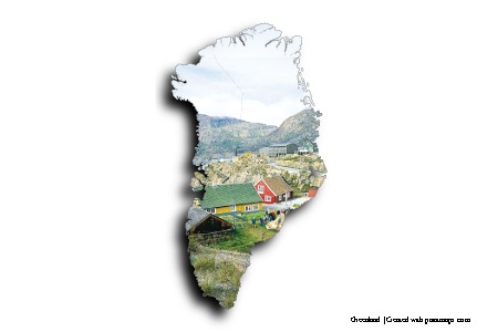 Sisimiut (Grönland haritası üzerinde)
