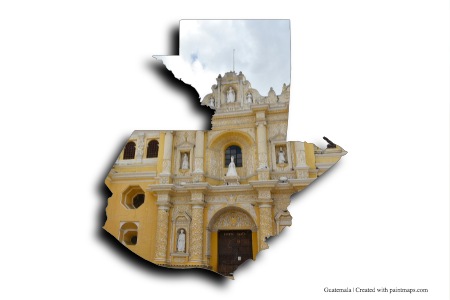 La Merced Church (on Guatemala map)
