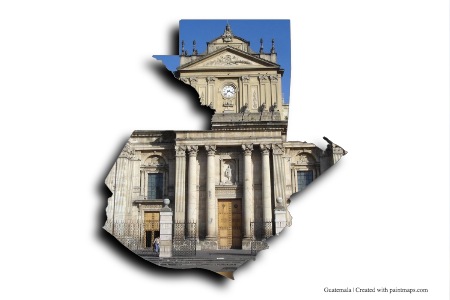 Guatemalan Cathedral (on Guatemala map)