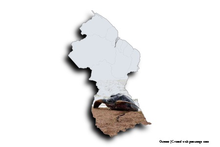 Sea Shell Beach (on Guyana map)