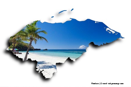 Playa Tabyana (en el mapa de Honduras)