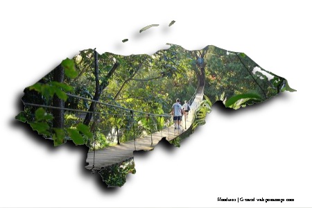 Parque Gumbalimba (en el mapa de Honduras)