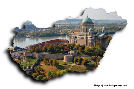 Esztergom City (on Hungary map)
