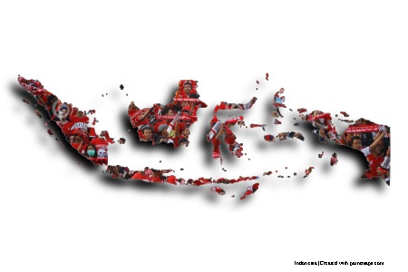 Penggemar Indonesia (di peta Indonesia)