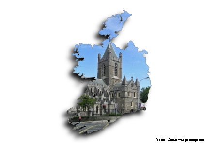 Katedral Gereja Kristus (di peta Irlandia)