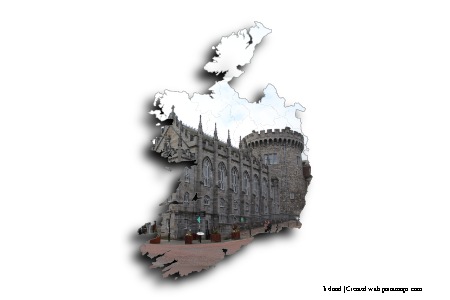 Kastil Dublin (di peta Irlandia)