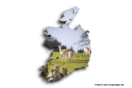 Kebun Binatang Dublin (di peta Irlandia)