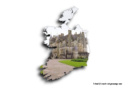 Kastil Blarney (di peta Irlandia)