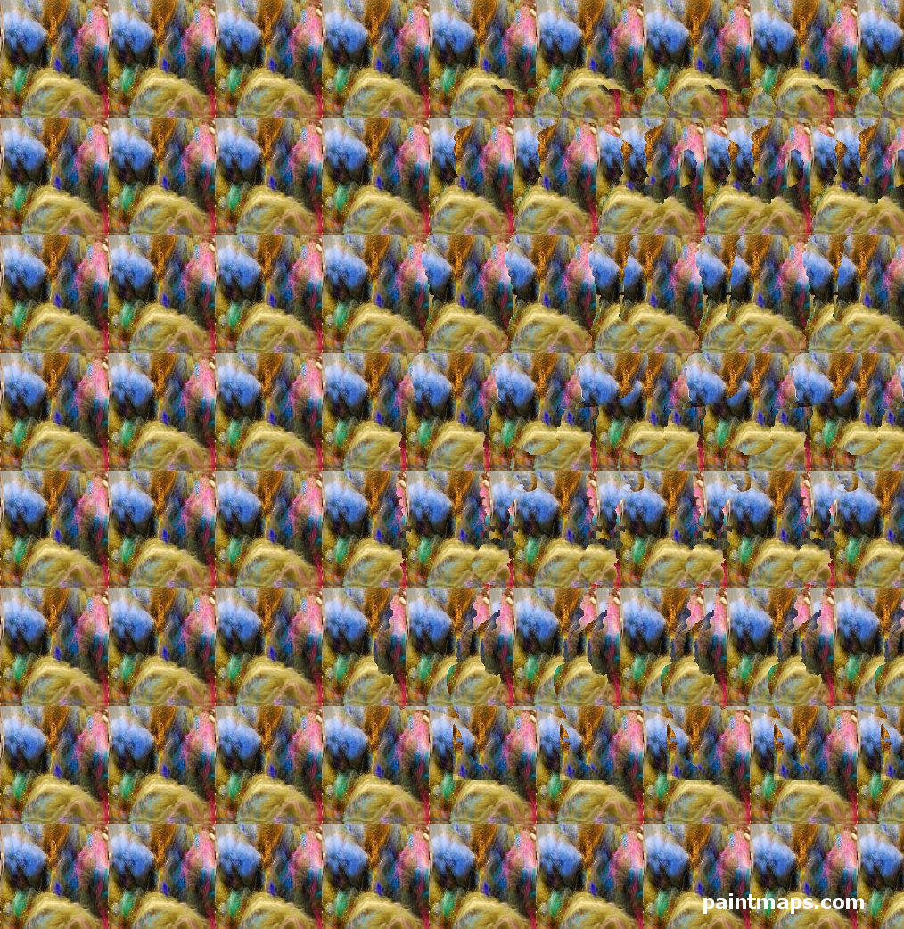 ARJANTIN Haritası - 3D Stereogram (Şaşı Bak Şaşır)