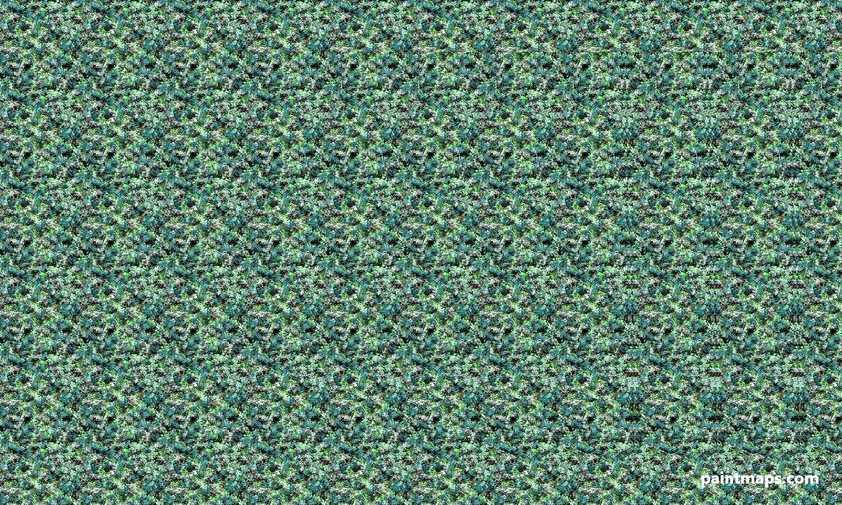 Arizona Peta dalam Stereogram 3D (Mata Ajaib)