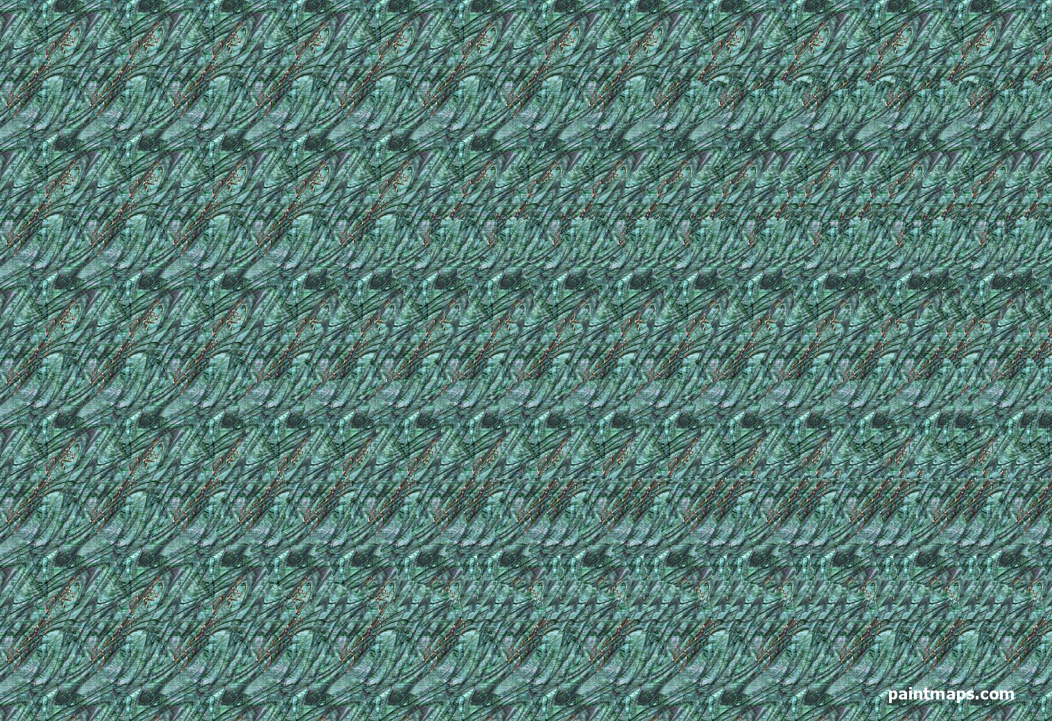 BURKINA-FASO Haritası - 3D Stereogram (Şaşı Bak Şaşır)