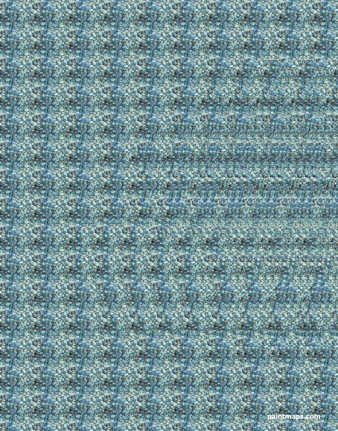 CANADA Peta dalam Stereogram 3D (Mata Ajaib)