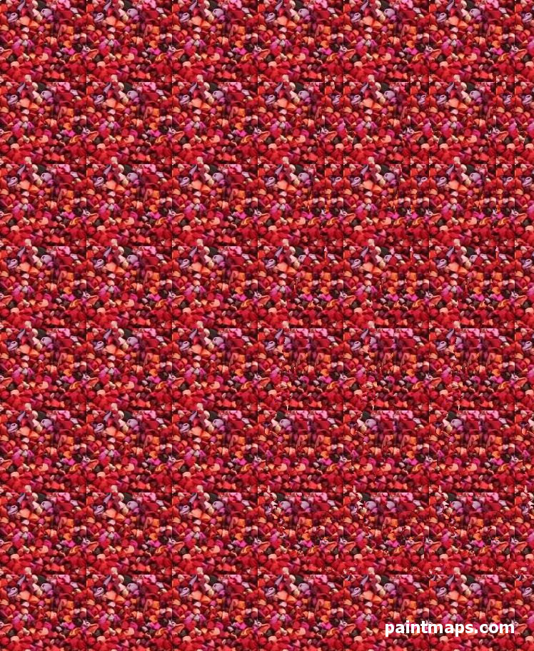 SILI Haritası - 3D Stereogram (Şaşı Bak Şaşır)